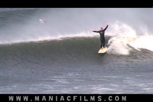 Straight down the line with Croyde local surfer Dessy