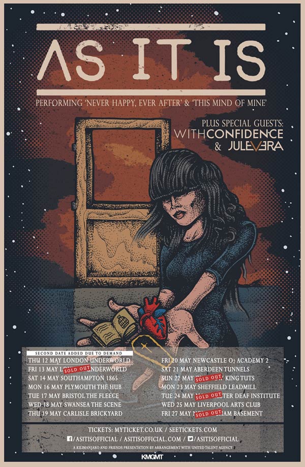 As It IS tour poster