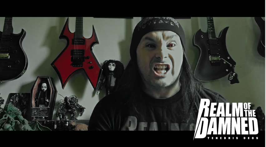 Dani Filth (Cradle of Filth) the voice of Balaur in Realm of the Damned