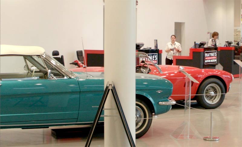 Haynes Motor Museum in Somerset home of lots of classic cars - especially red ones!