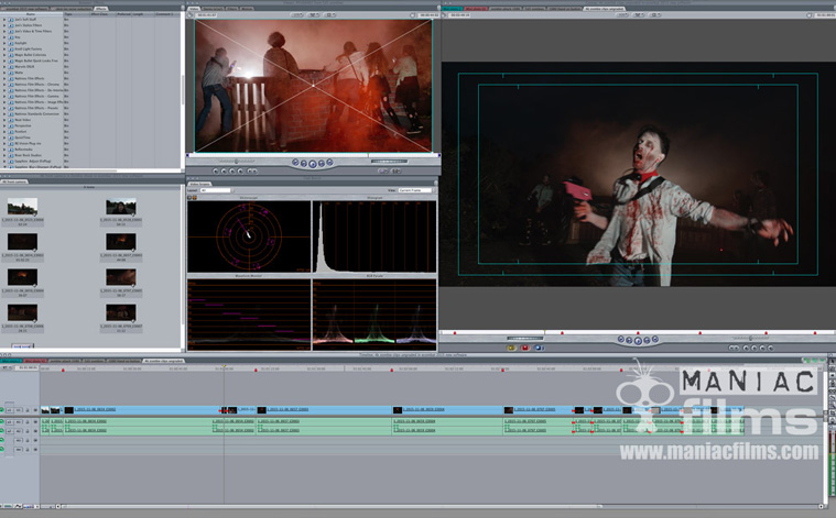 Editing 4k Zombie footage for Ecombat video