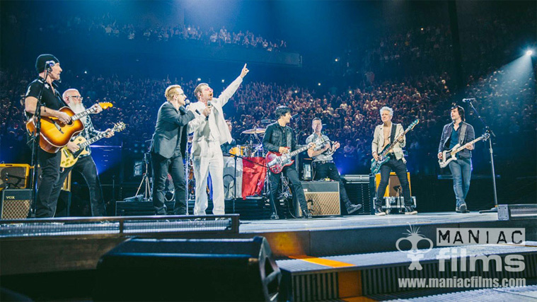 U2 Paris gig with multi camera live stream to HBO - Teranex hire