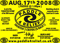 paddle4relief paddle august 17th