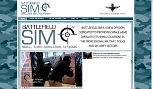 Battlefield Sim website