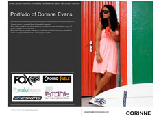 Corinne Evans online portfolio