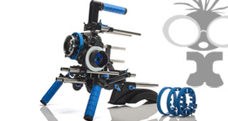 Redrock DSLR bundle, film rig, top handle and handlebars