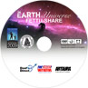 Earth and the Universe disk print