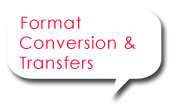 Format conversion and transfers