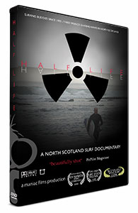 Buy Half Life Award winning scottish surf documentary - click to enlarge