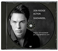Showreel DVD duplication and print for actor Jon Ridge - click to enlarge