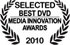 Media Innovation Awards 2010 selected - best dvd award