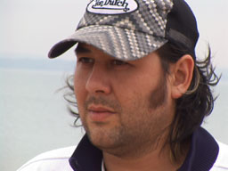 Mike Stocks at Southsea beach
