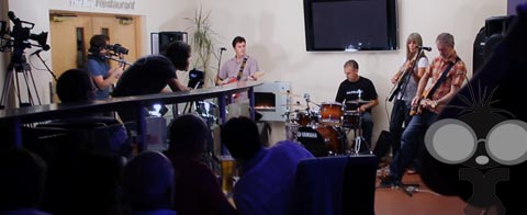 Live gig filming for the muddy river band