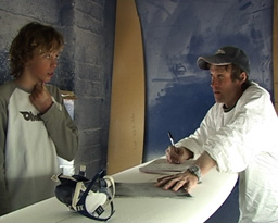 Surfboard shaping lessons with Jolls at Gulfstream Woolacombe