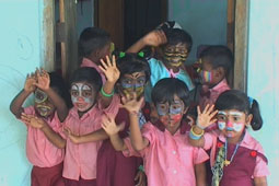 Happy children in Sri lanka