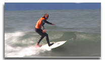 Simon catches a nice Left Hander