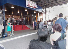 Approaching the rec carpet