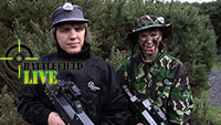 Stu Gaunt and Tom Ball at battlefield Live Bideford - click to enlarge