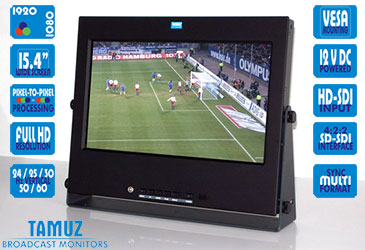 Tamuz HD monitor 1920x1080 full res hdsdi monitor