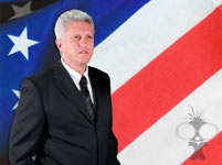 Tever 'Toes' Lumley as Bill Clinton