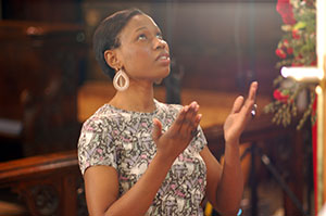 Saint Onyeka music video production stills