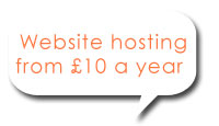 website hosting from 10 pounds a year