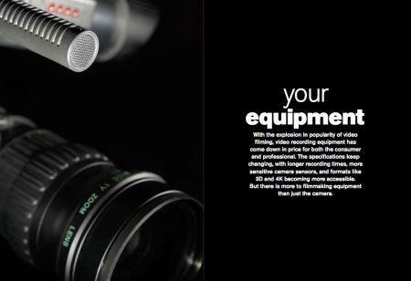 Sectional header page for Your Equipment from the Digital Filmmaking handbook