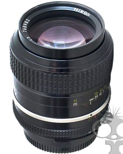  Nikon 105mm f/2.5 manual focus prime lens  - will fit Canon EF  