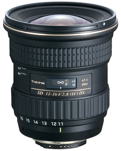  Canon EF fit Tokina 11-16mm AF ATX Pro zoom f2.8 lens  