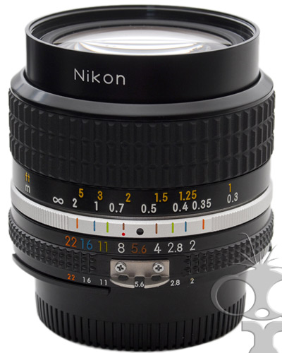  Nikon 024mm f/2 manual focus prime lens  - will fit Canon EF  