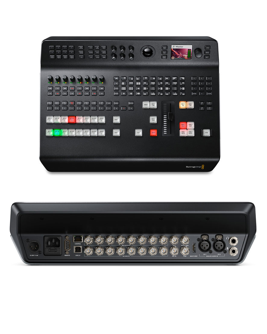 Blackmagic ATEM Television Studio Pro 4K Switcher 12G-SDI hire | Maniac  Films