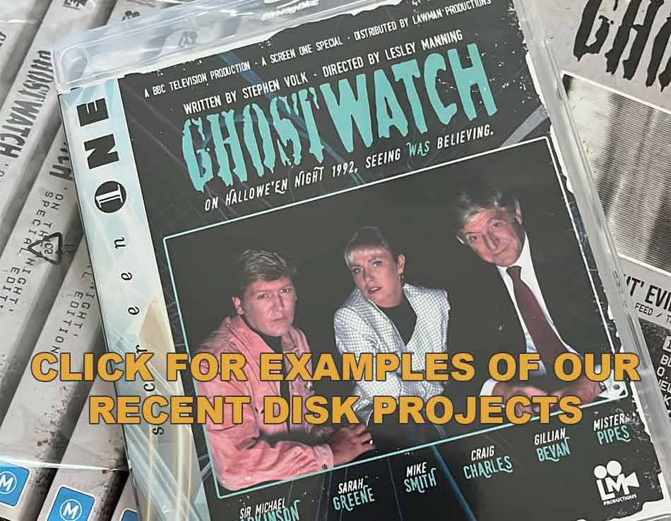 Sample Blu-ray Replication and Duplication projects from Maniac Films