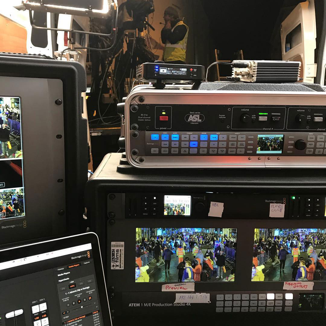  Bridgwater Carnival 2018 live mixing desk