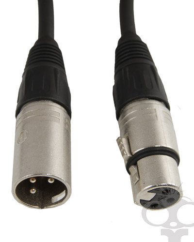  Coiled XLR audio cable 1-4m  