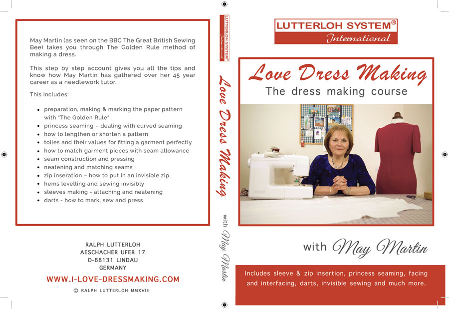 I love Dressmaking. DVD wrap for the latest May Martin dressmaking DVD