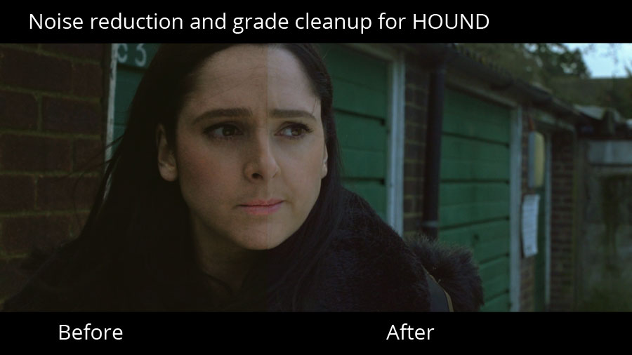 Example noise reduction on a shot from HOUND