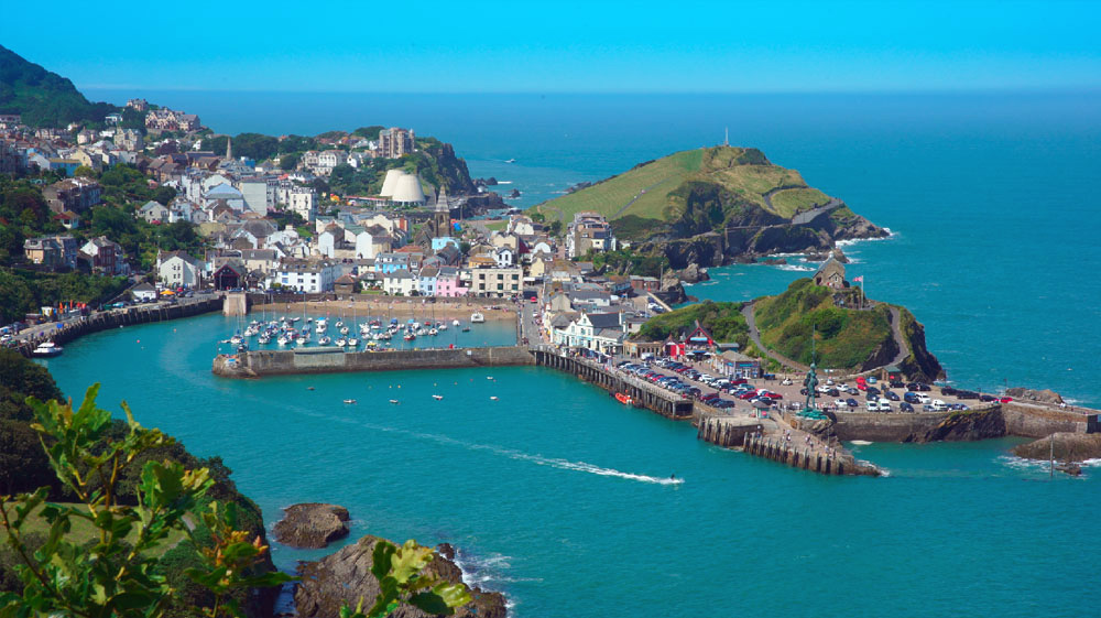 Scenic shots of Ilfracombe Harbour