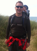 Mark Brindle near home in Croyde Bay North Devon