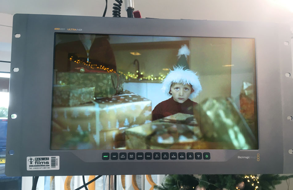 On location for the Festival Park Xmas adverts