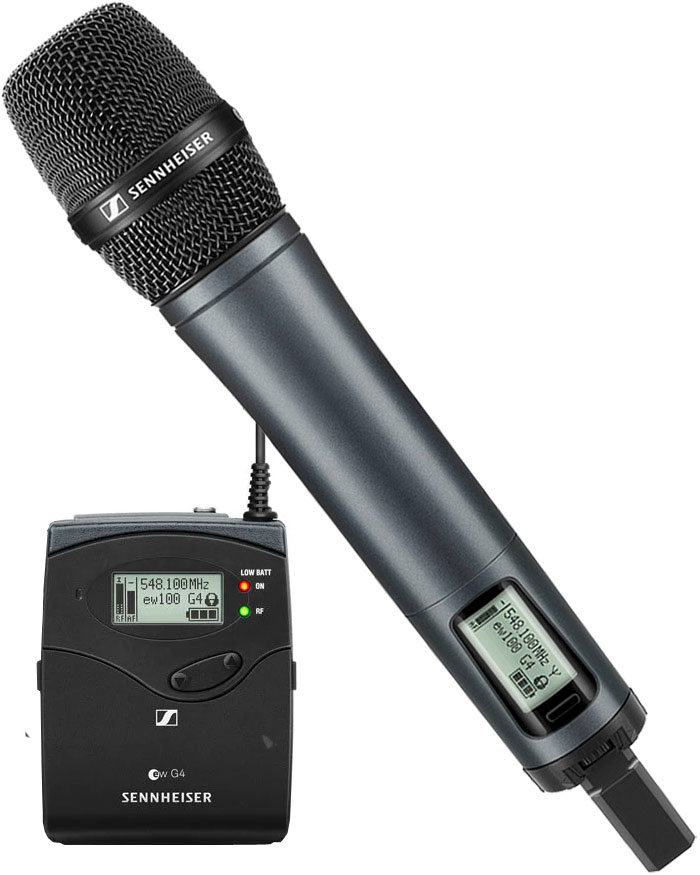  Sennheiser SKM100 G4-E835 Wireless Vocal Mic Kit ch38  