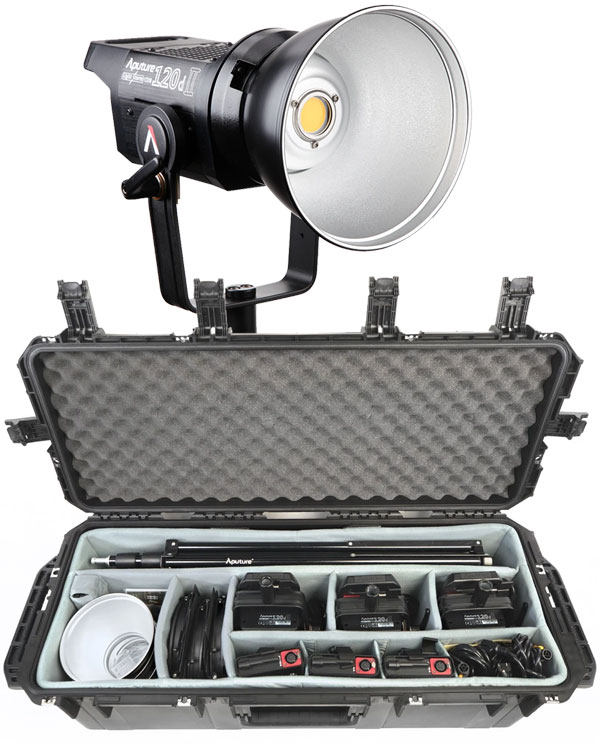  Aputure LS C120D MK II LED 3 Piece Light set  