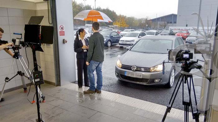 Sound recordist for training film with major car manufacturer