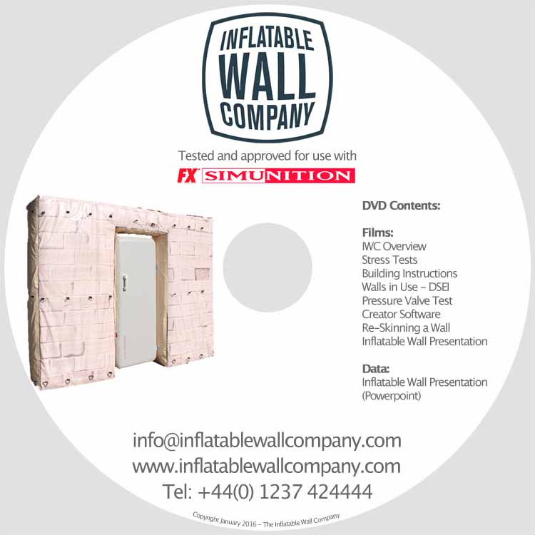 Extra DVD duplication for the Inflatable Wall Company