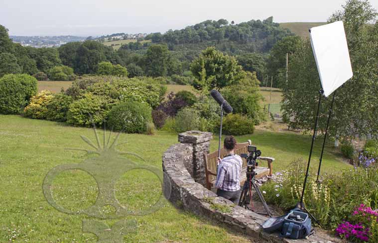 Interview filming in Bideford for the PEEP programme