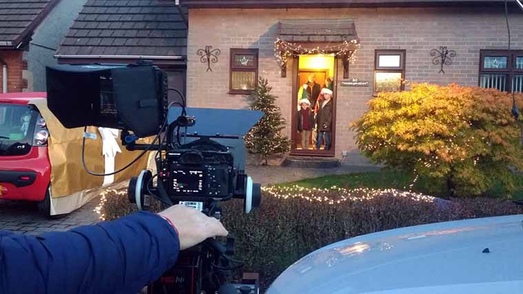 Christmas TV Advert Filming with Colour247