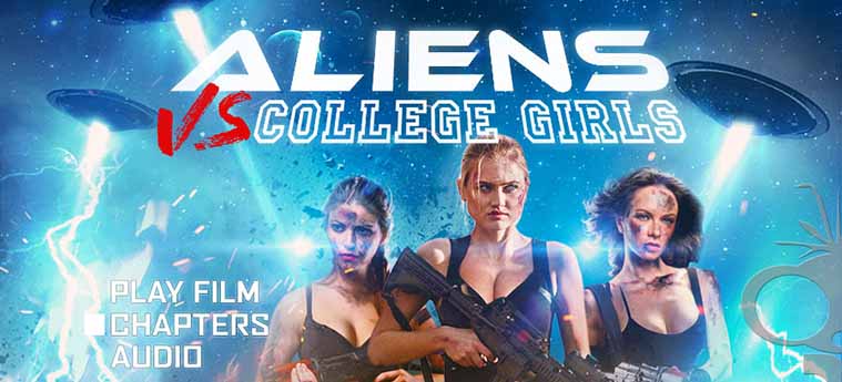 Aliens vs College Girls DVD Authoring