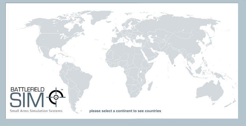 Interactive maps for Battlefield Sports and Battlefield Sim websites