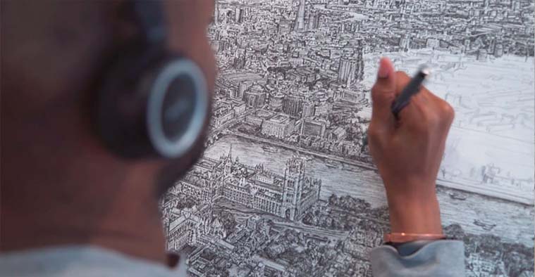 DCP for Stephen Wiltshire feature Billions of Windows