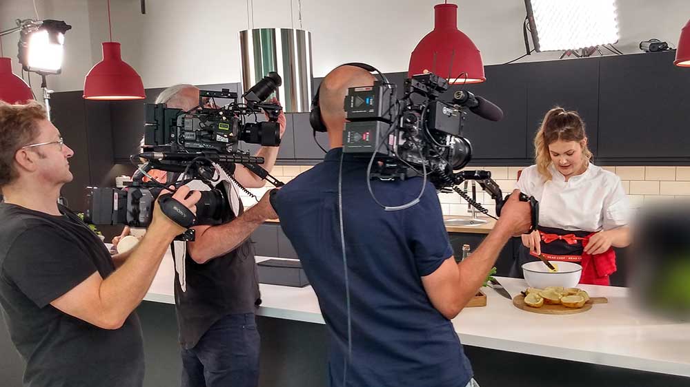 Multi-camera shoot for Tefal social vidoes Poppy Cooks