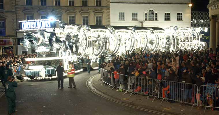 Live filming vision mixing  DVD & Blu-ray production for Bridgwater Carnival 2015